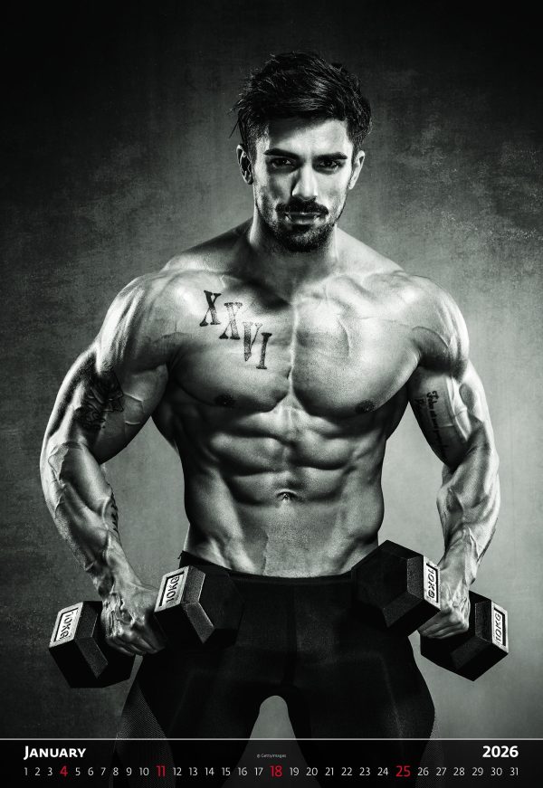 Wall calendar Men 2026 - Januar