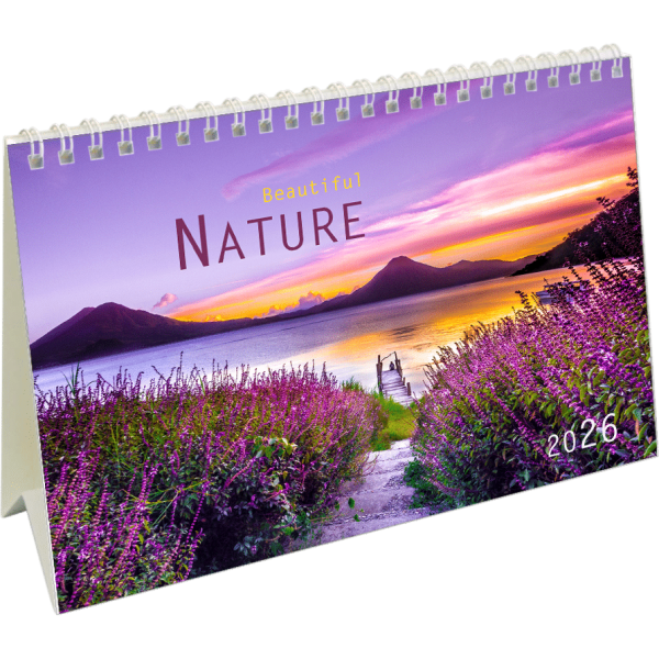Desk calendar Beautiful Nature 2026