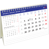Desk calendar Belgium 2026