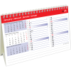 Desk calendar Belgium Memo 2026