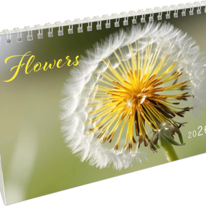 Desk calendar Flowers 2026