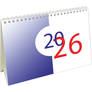 Desk calendar International 2026 - cover