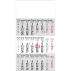 Shipping calendar 3 months Classic 2026
