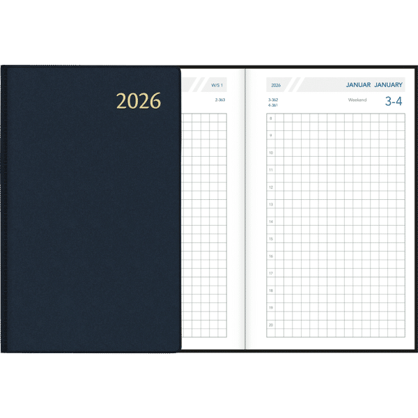 Diary Technica 2026 Blue