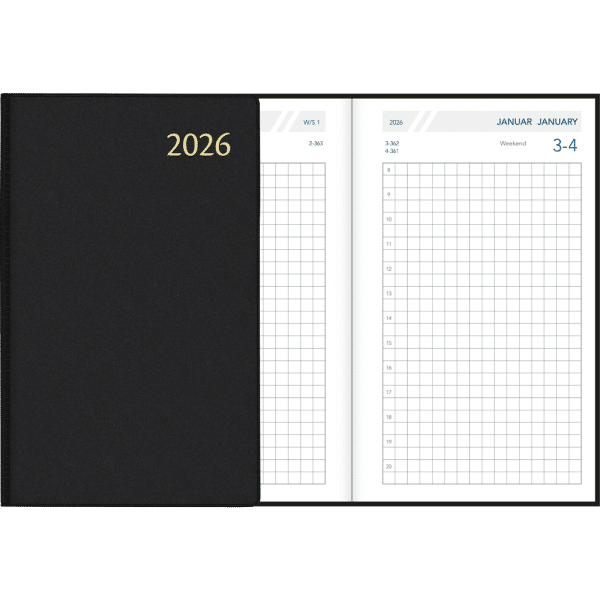 Diary Technica 2026 black