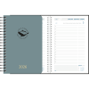 Diary 2026 Daily wire-o ash grey