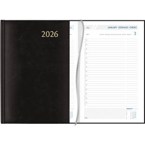 Diary Daily 2026 black