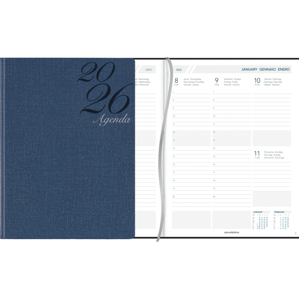 Diary Business 2026 Blue