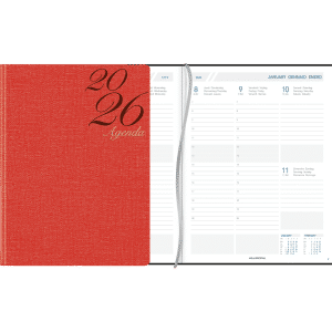 Diary Business 2026 Red