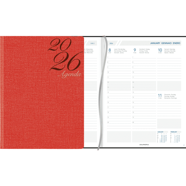 Diary Business 2026 Red