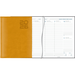 Diary Plan-a-week 2026 ocher