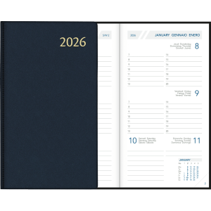 Pocket diary Visuplan 2026 blue