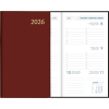 Pocket diary Visuplan 2026 burgundy