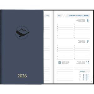 Pocket diary Visuplan 2026 indigo