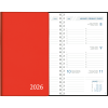 Pocket diary Visuplan 2026 perl red